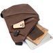 Sling bag leatherette Vintage 20566 Dark brown 20566 фото 4