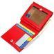 Bright women's purse made of genuine leather KARYA 21316 Red 21316 фото 4