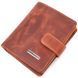 Functional men's wallet in vintage leather KARYA 21369 Red 21369 фото 1