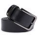 Smooth men's belt batal Vintage 20712 Black 20712 фото 5