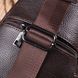 Men's sling bag made of genuine textured leather 21401 Vintage Brown 21401 фото 7