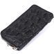 Clutch wallet CROCODILE LEATHER 18012 made of genuine crocodile leather Black 18012 фото 5