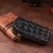 Clutch wallet CROCODILE LEATHER 18012 made of genuine crocodile leather Black 18012 фото 10