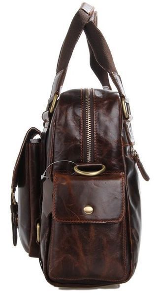 Men's bag Vintage 14235 leather Brown 20150 фото