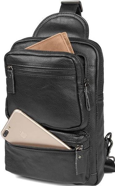 Bag Vintage 14549 made of genuine leather Black 14549 фото