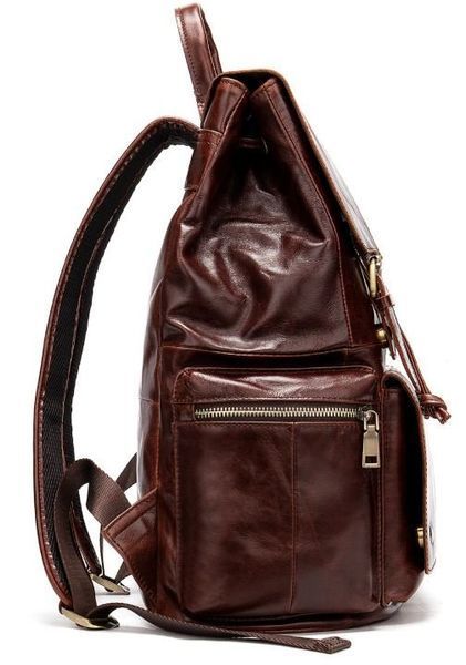 Leather backpack Vintage 14800 Brown 14800 фото