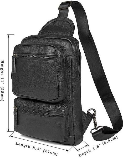 Bag Vintage 14549 made of genuine leather Black 14549 фото