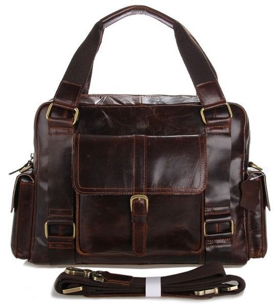 Men's bag Vintage 14235 leather Brown 20150 фото