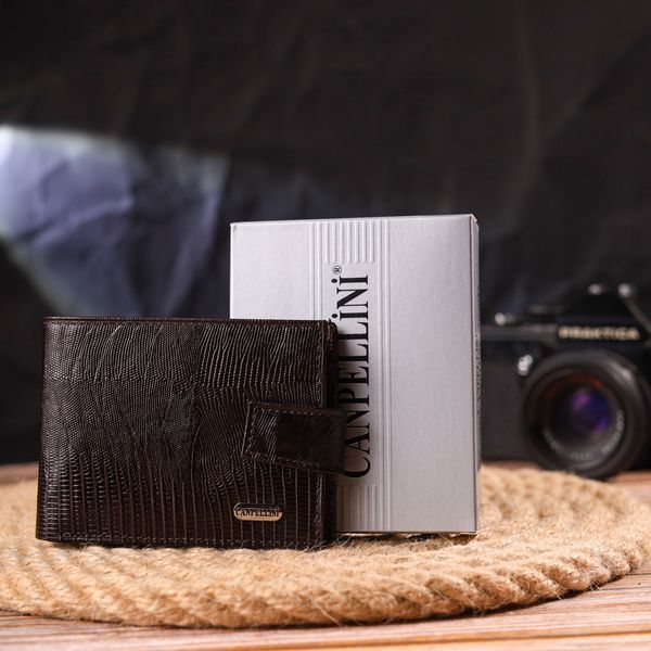 Men's wallet made of genuine textured leather CANPELLINI 21512 Brown 21512 фото