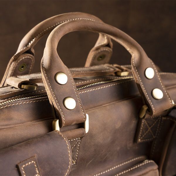 Men's multifunctional bag Vintage 14881 Brown 14881 фото