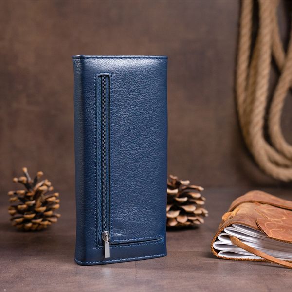 Кошелек на магнитах с клапаном женский ST Leather 19241 Темно-синий 19241 фото
