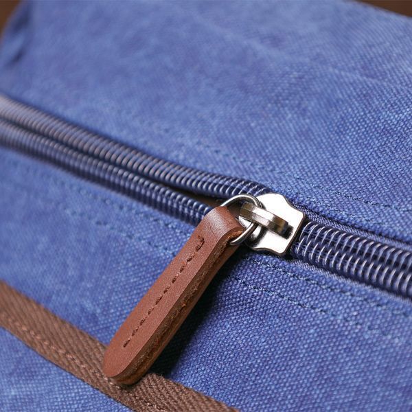 Textile laptop bag 13 inches over shoulder Vintage 20189 Blue 20189 фото