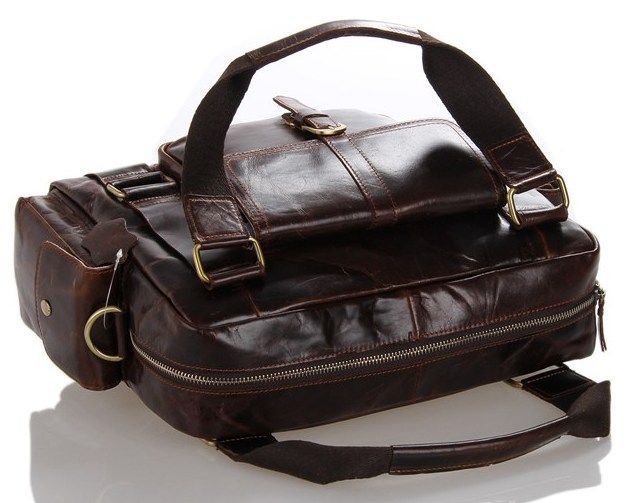 Men's bag Vintage 14235 leather Brown 20150 фото