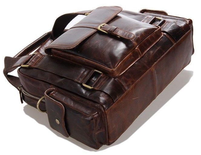 Men's bag Vintage 14235 leather Brown 20150 фото