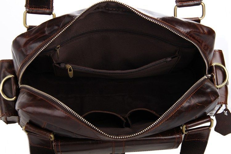 Men's bag Vintage 14235 leather Brown 20150 фото