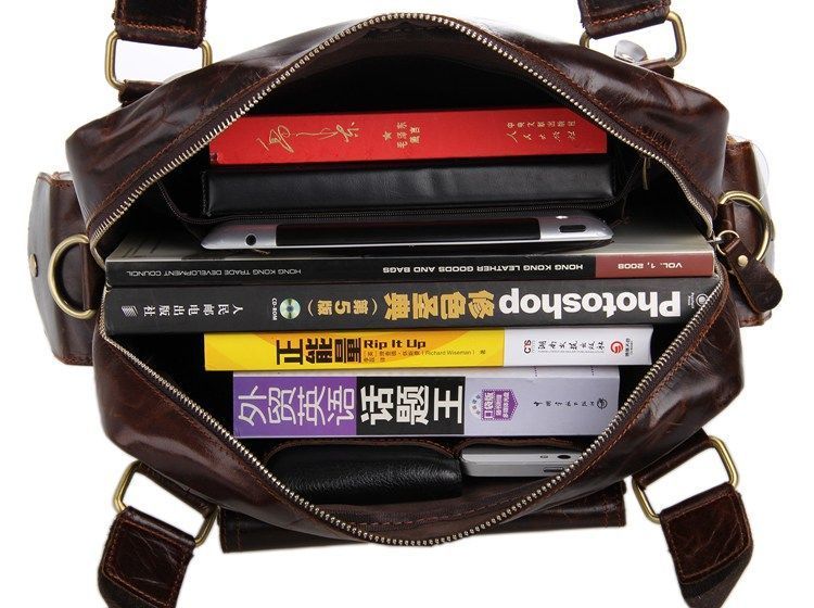 Men's bag Vintage 14235 leather Brown 20150 фото