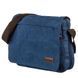 Textile laptop bag 13 inches over shoulder Vintage 20189 Blue 20189 фото 1