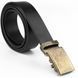 Men's belt with buckle brass Vintage 20263 Black 20263 фото 4