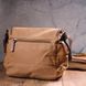 Functional men's bag with textile flap 21249 Vintage Brown 21249 фото 9