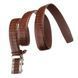 Ремень-автомат CROCODILE LEATHER 18233 из натуральной кожи крокодила (каймана) Коричневый 18233 фото 3