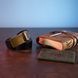 Genuine leather belt with retro brass automatic buckle Vintage 20219 Black 20219 фото 6
