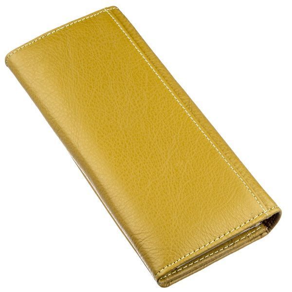 Класичний гаманець для жінок на магніті ST Leather 18871 Гірчичний 18871 фото