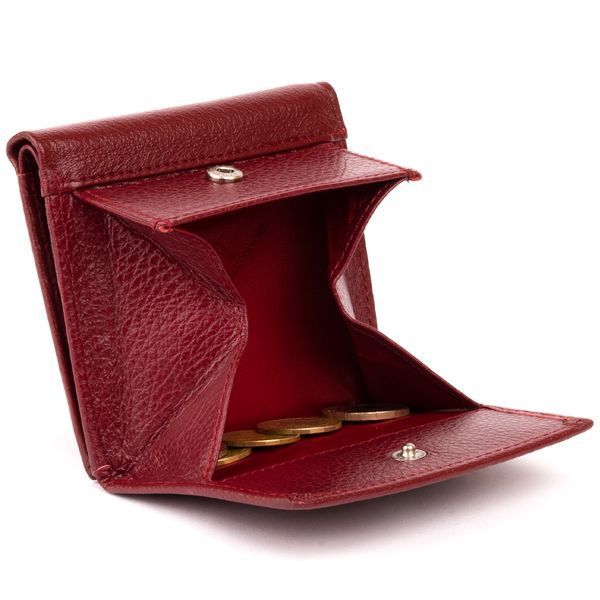 Компактный кошелек женский ST Leather 19257 Бордовый 19257 фото