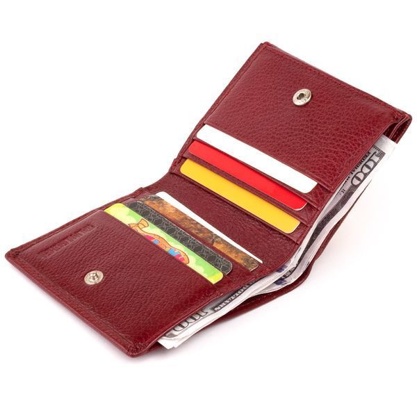 Компактный кошелек женский ST Leather 19257 Бордовый 19257 фото