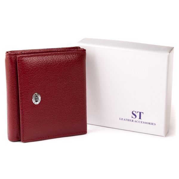 Компактный кошелек женский ST Leather 19257 Бордовый 19257 фото
