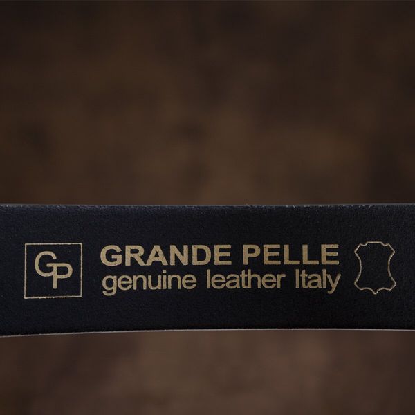 Кожаный брючный ремень GRANDE PELLE 00866 Синий 20001 фото