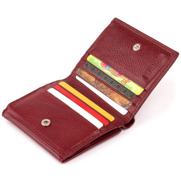 Компактный кошелек женский ST Leather 19257 Бордовый 19257 фото