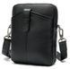 Compact men's leather bag Vintage 14885 Black 14885 фото 3