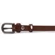 Smooth stylish women's belt Vintage 20766 Brown 20766 фото 2