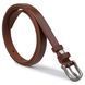 Smooth stylish women's belt Vintage 20766 Brown 20766 фото 3