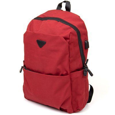 Textile backpack smart unisex Vintage 20627 Raspberry 20627 фото