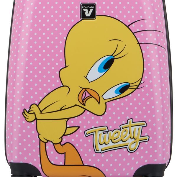 Suitcase Детский маленький чемодан, ручная кладь + мешочек в подарок Roncato LOONEY TUNES KIDS 441001/11