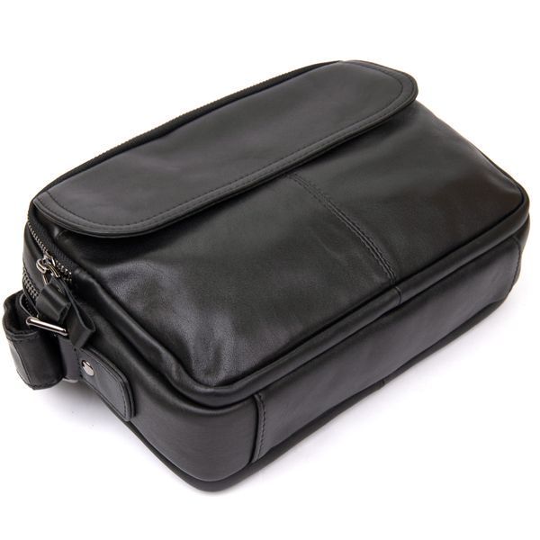 Bag Vintage 14548 made of genuine leather grainy Black 14548 фото