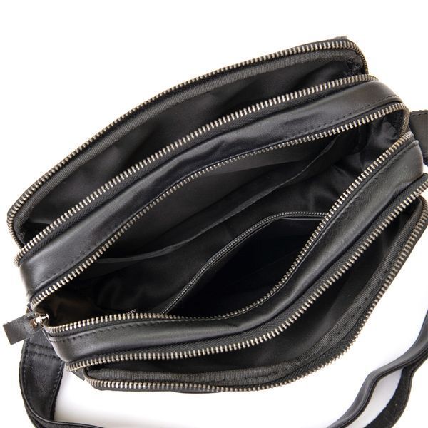 Bag Vintage 14548 made of genuine leather grainy Black 14548 фото