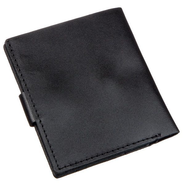 Vertical men's leather wallet with coin holder SHVIGEL 16221 Black 16221 фото