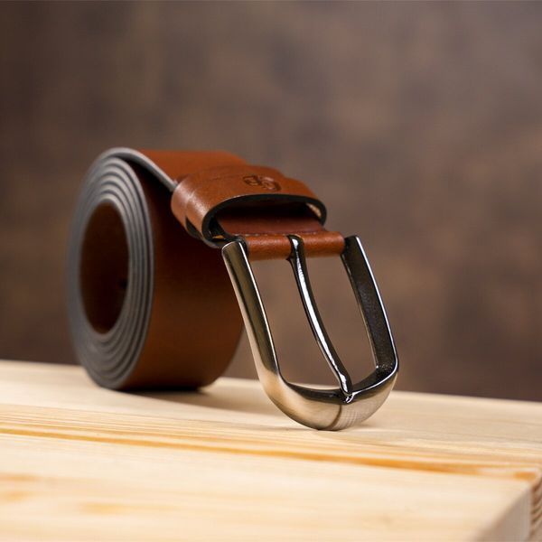 Men's belt Grande Pelle 20094 Brown 20094 фото
