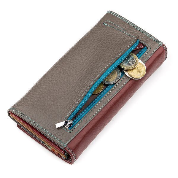 Гаманець жіночий ST Leather 18363 (SB634) Бордова шкіра 18363 фото