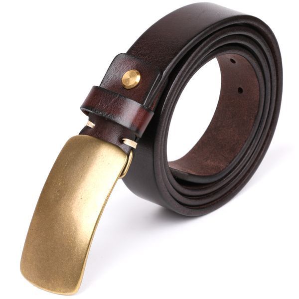 Men's automatic belt Vintage 20067 Brown 20067 фото