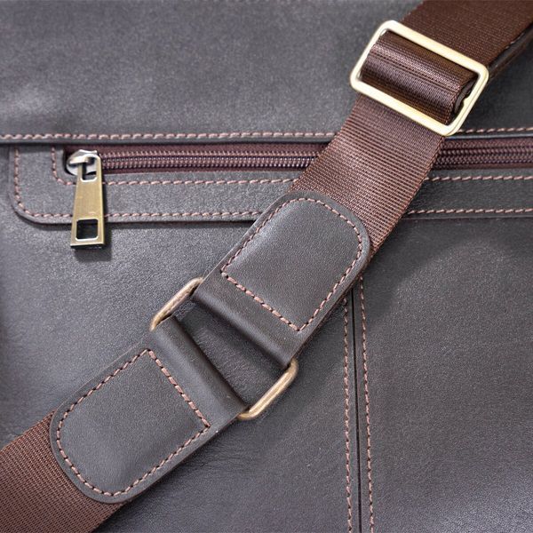 Multifunctional men's bag SHVIGEL 11178 in smooth leather Brown 11178 фото