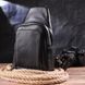 Men's shoulder bag made of genuine leather 21284 Vintage Black 21284 фото 6