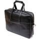 Briefcase made of genuine leather GRANDE PELLE 11442 Black 11442 фото 1