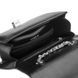 Women's clutch STINGRAY LEATHER 18511 made of genuine stingray leather with python skin inserts Black 18511 фото 3
