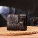 Interesting wallet for men made of genuine leather with crocodile embossing CANPELLINI 21689 Brown 21689 фото 6