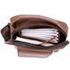 Messenger with earphone hole for men Vintage 20414 Brown 20414 фото 4