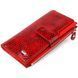 Lacquered women's wallet made of genuine leather with snake embossing CANPELLINI 21639 Red 21639 фото 1