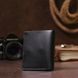 Vertical men's leather wallet with coin holder SHVIGEL 16221 Black 16221 фото 9